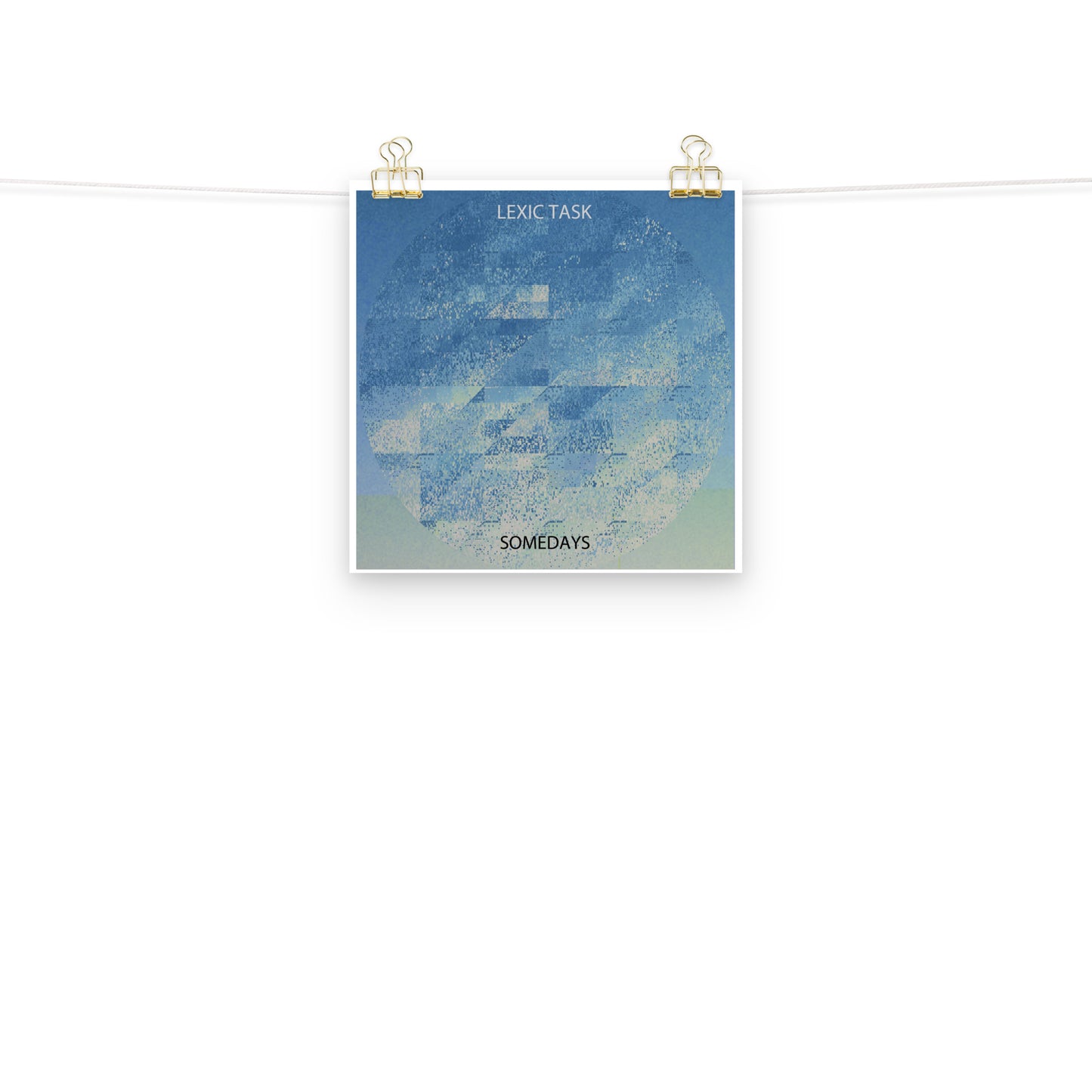 Photo paper poster -"Somedays" Album Cover (w/Digital album download)