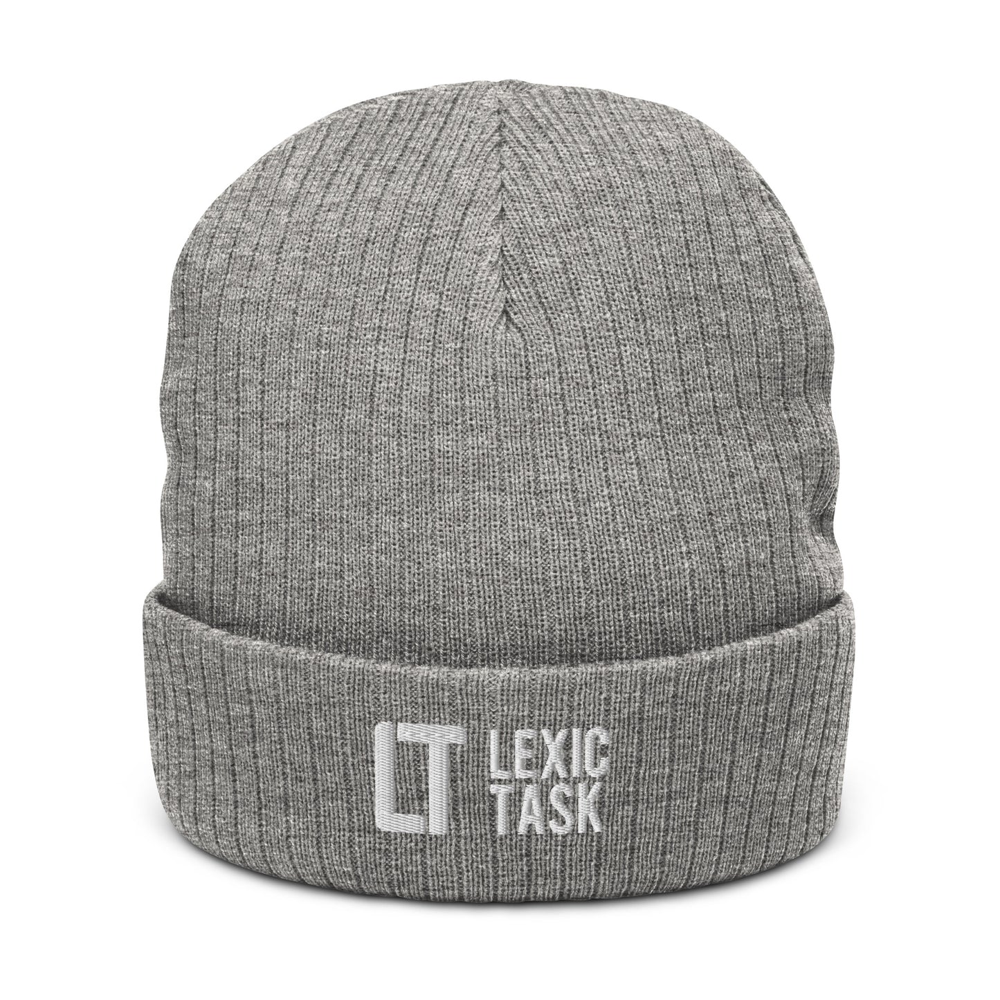Beanie - LT Basic Logo Ribbed knit beanie