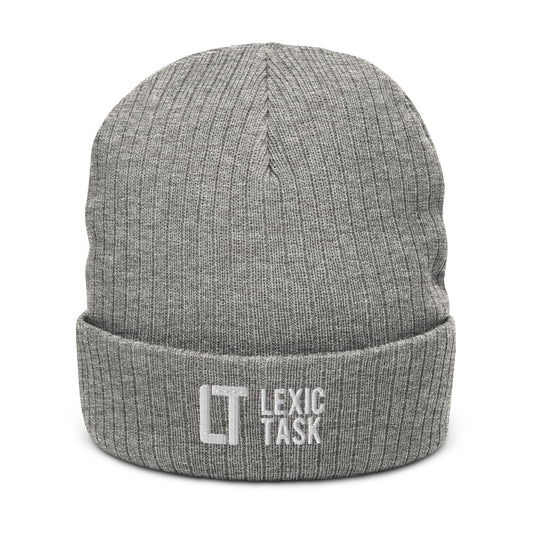 Beanie - LT Basic Logo Ribbed knit beanie